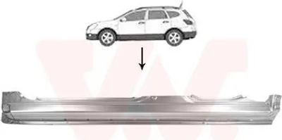 Produktbild von VAN WEZEL 3388103 Schweller Reparaturblech Einstiegblech Links für NISSAN Qashqai / Qashqai +2 I (J10, NJ10) Qashqai / Qashqai+2 I Van (J10, JJ10E)