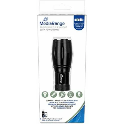 Produktbild von MediaRange MR735 LED Taschenlampe schwarz 2,8 cm, 250 Lumen, 10,0 W