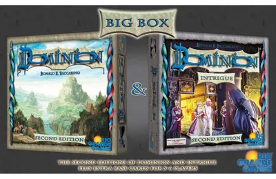 Produktbild von Dominion (Zweite Edition) – Große Edition – Brettspiel – Rio Grande Games – 2-6 Spieler – Ab 13 Jahren