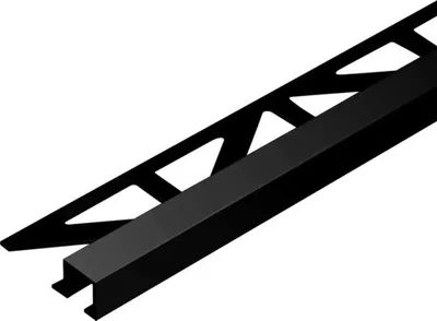 Produktbild von DURAL Abschlussprofil Squareline schwarz 250 x 11 mm