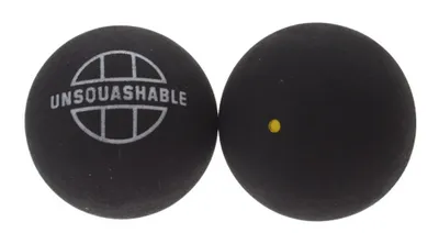 Produktbild von Unsquashable Squash-Ball UNSQUASHABLE gelb, 2er Blisterpack