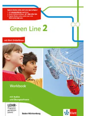 Image de Green Line 2. Workbook mit Audios und Übungssoftware 6. Ausgabe Baden-Württemberg