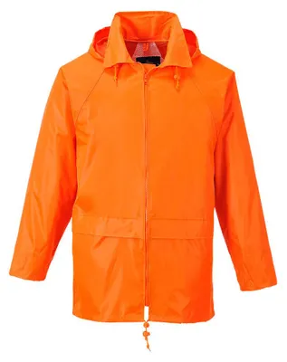 Image de Veste De Pluie Classic Couleur : Orange Taille Xxxl - Portwest