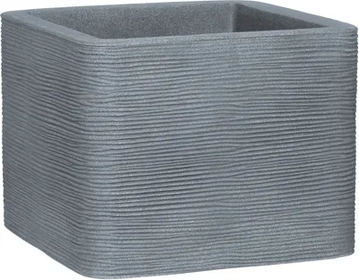Produktbild von Kubus Rille quadrat 50 betonfarbe