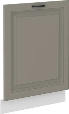 Image de Porte pour lave-vaisselle encastrable SOPHIA – 60x72 cm, gris clair / blanc