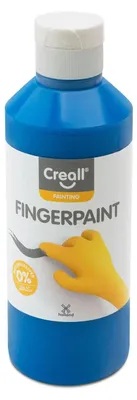 Produktbild von Creall Fingerfarbe ohne Konservierungsstoffe, Blau – 250 ml