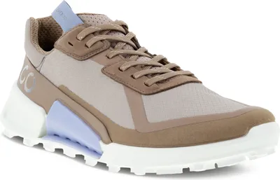 A single beige Ecco sneaker is shown against a white background.