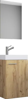 Immagine prodotto di Set 3 pezzi | Posto di lavaggio per gli ospiti WC | Bagno per gli ospiti | Lavabo WC | Mobili da bagno Set da bagno - Slito SP
