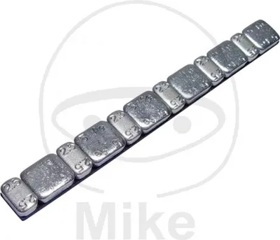 Produktbild von Klebegewicht JMP Eisen Riegel 45 g silber 5 / 2,5 gramm 15
