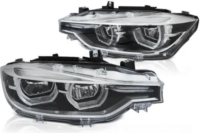 Produktbild von Voll LED Scheinwerfer Tagfahrlicht passend für BMW 3er F30 F31 LCI Facelift 15- Schwarz