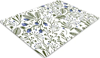 Obrázok produktu pre Podlahová ochranná podložka - Ochranná podložka pod stoličku - Podlahová podložka - 140x100 cm - Okrasné rastliny