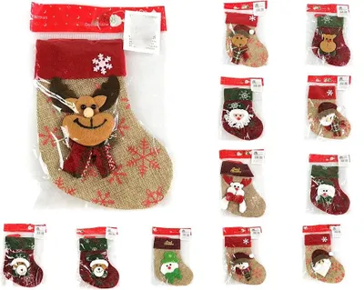 Zdjęcie produktu dla zawieszka dekoracja skarpeta 13x18cm