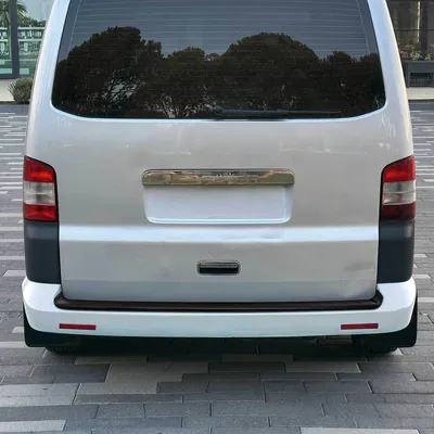 Image de Protection Seuil de Pare-chocs Pour VW T5 Transporter 2003-2015 Acrylic Noir