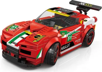 Produktbild von Wange 2875 – GT2 Sportrennwagen, 164 Teile | Kompatible Bausätze