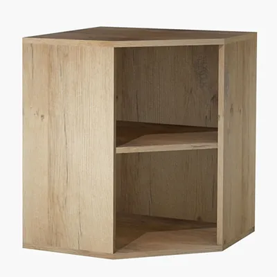Produktbild von Eckmodul, Wildeiche, Holz, Braun