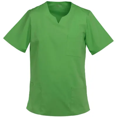 Produktbild von Damen Kasack lemongreen, Gr. 3XL : 3XL : lemon green : 50% Baumwolle 50% Polyester