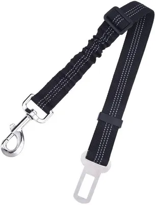 Obrázek produktu pro Bezpečnostní postroj pro psy - s tlumičem nárazů - nastavitelný - nylonový - reflexní - bezpečný - obvod 53-75 cm