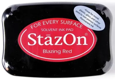 Produktbild von Tsukineko StazOn Stempelkissen Blazing red