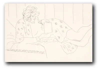 Produktbild von Kunstdruck „Der Brief“ von Henri Matisse – 40×60 cm – ungerahmt