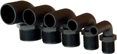 Obrázek produktu pro TD hadicová přípojka černá 90° 13 mm 1/2"