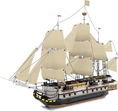 Produktbild von Reobrix 66048 Segelschiff Klemmbaustein 3555 Teile 109 cm ab 14