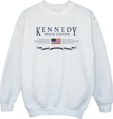 Immagine prodotto di NASA - Felpa "Kennedy Space Centre Explore" per ragazzi BI39900 (152-158) (Bianco)