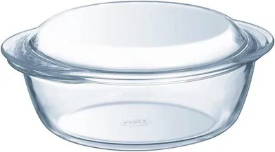 Produktbild von Famanu Bratpfanne rund 2,1 Liter mit Deckel - Glas