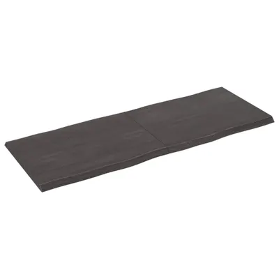 Immagine prodotto di Piano Tavolo Marrone Scuro 160x60x(2-4)cm Rovere Non Trattato