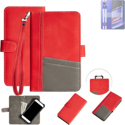 Produktbild von K-S-Trade Handy Schutzhülle kompatibel mit Realme GT Neo 3 Hülle Portemonnee Brieftasche Klapphülle Kartenfächer Flip Wallet Case Etui