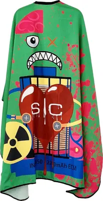 Produktbild von Haarschneideumhang Radioactive Green