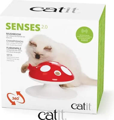 Produktbild von Catit Senses 2.0 Ersatzspielzeug Pilz Rot  Rot One Size