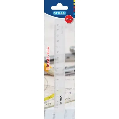 Produktbild von Stylex Lineal 16cm Plastik