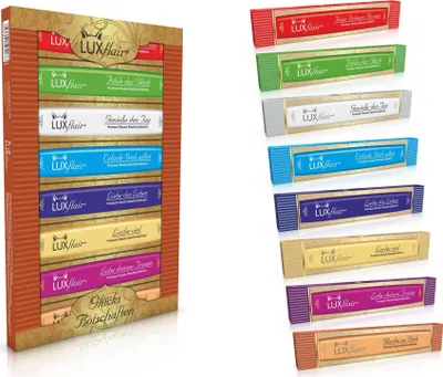 Produktbild von Masala Räucherstäbchen - 8 Glücks-Botschaften