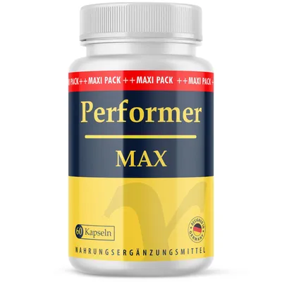 Produktbild von Performer Max Kapseln  - für mehr Leidenschaft zu zweit - natürliche Zutatenkombination - 60 Kapseln