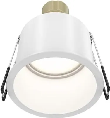 Produktbild von Maytoni Reif Spot Strahler Einbauleuchte DL049-01W 1xGU10, Weiß, aus Aluminum, exkl. Leuchtmittel