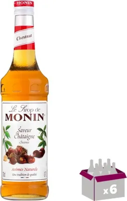 Image de Lot de 6 Sirop Monin - Chataigne - 70cL
