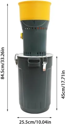Image de Moulin à grains électrique - Capacité de 25 litres - 1000 W - Moteur en cuivre pur - Cinq tamis