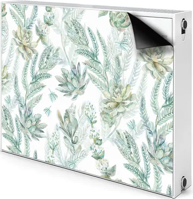 Produktbild von Magnet Heizung Verkleidung Abdeckung Heizung Heizkörperabdeckung 80x60 cm  - Gemalte, Felsen