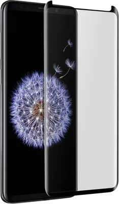 Produktbild von Avizar, Displayschutzfolie aus Glas für Samsung Galaxy S8 / Galaxy S9, Schwarz