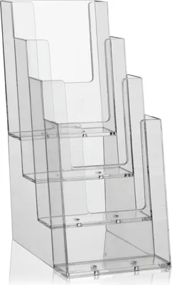 Produktbild von DL 1/3 A4 Prospekthalter / 4 Etg.