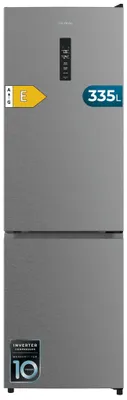 Zdjęcie produktu dla Cecotec Bolero CoolMarket Combi 335, 335 l, SN-T, 7 kg/24h, E, Komora Fresh zone, Stal nierdzewna