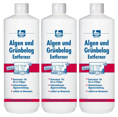 Produktbild von Dr. Becher Algen und Grünbelag Entferner 1L (3er Pack)