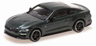 Produktbild von Minichamps FORD MUSTANG - 2018 - DARK GREEN METALLIC 870087025