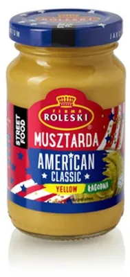 Zdjęcie produktu dla Roleski Street food Musztarda American Classic Yellow 200g