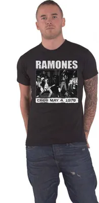 Produktbild von Ramones - "CBGB 1978" T-Shirt für Herren/Damen Uni RO1234 (M) (Schwarz)