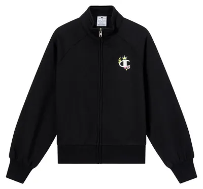 Produktbild von Champion Legacy Girls Graphic Full Zip Sweatshirt, M, Schwarz, Schwarz, M