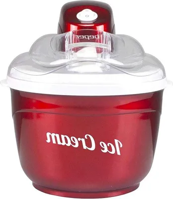 Image de Machine à glaçons automatique 15 litres, rouge