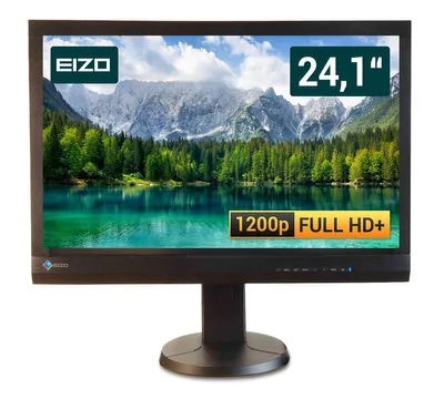 Produktbild von EIZO ColorEdge CG246 - 24 Zoll Full HD+ 1920 x 1200p TFT Flachbildschirm Monitor - HDMI - DVI - DisplayPort - schwarz