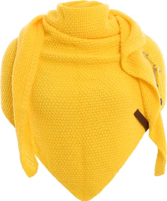 Produktbild von Knit Factory Coco Dreiecksschal - Canario Yellow - 190x85 cm