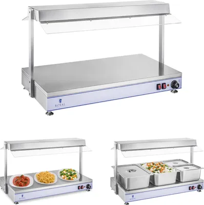 Image de Expondo Royal Catering Plaque chauffante - 3 lampes halogènes - 1 550 W